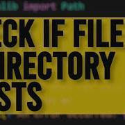 How To Check If A File Or Directory Exists With Pathlib