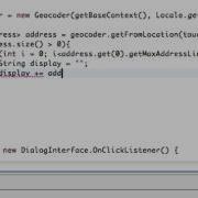 Android Application Development 137 Geocoding A Location For An Address