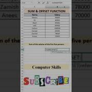 Master SUM OFFSET Functions In Excel Boost Your Productivity