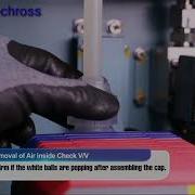 Techross Ballast Water Treatment System Removing Air In Check Valve