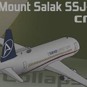 2012 Mount Salak Sukhoi Superjet Crash Animation Ascent And Collapse