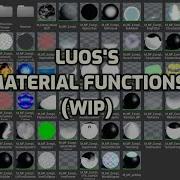 UE4 Luos S Material Function Pack WIP