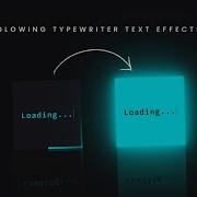 Creative CSS Text Typing Loading Animation Effects Animated Neon Light Border Hover Effects