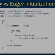 Lazy Initialization Of Singleton Class Demo