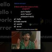 Python Logical Question Python Quiz Shorts Pythonquiz Python Memes Trending