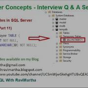 Table Variables In SQL Server Pound Tables Table Variable In SQL Table Variable In Tempdb