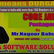 Core Java Packages By Nagoor Babu Sir