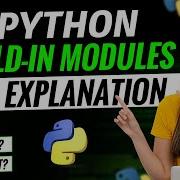 Built In Modules In Python Python Tutorial Python Full Course For Beginners
