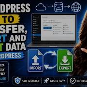 WordPress How To Transfer Import And Export Data From WordPress