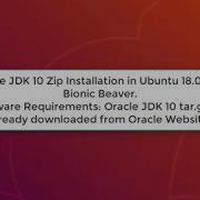 Oracle JDK 10 Java 10 Zip Installation In Ubuntu 18 04 LTS Bionic Beaver Java SE 10 18 3