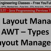 Java Layout Managers In AWT Types Of Layout Managers DOEACC NIELIT Interview Tips