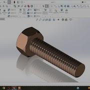 Hex Bolt Design In Solidworks How To Make M8x1 25 Hex Bolt In Solidworks