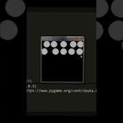 Circles Game In Python Pygame BLACK BOARD