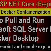 How To Pull And Run Microsoft SQL Server Image In Docker Desktop