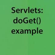 V02 Servlets DoGet Example