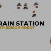 STEM EDUCATION Edison Robot Single Track Train With 3 Stations Python