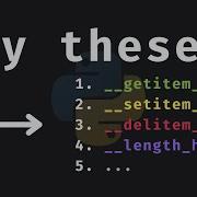8 Good To Know Dunder Methods For Collections In Python