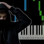 Alan Walker Force EASY Piano Tutorial