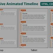 Responsive Vertical Timeline Using HTML CSS JavaScript Reveal Timeline Contents On Scroll
