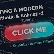 Floating Animated Button Using Only HTML CSS Beginner Friendly CSS Animation Tutorial
