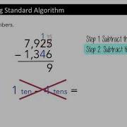Subtraction Using Standard Algorithm 4 NBT 4