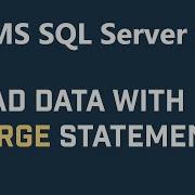 Insert And Update Data With Merge Statement In MS SQL Server