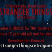 A Stranger Things Retro Game Coded In QBASIC
