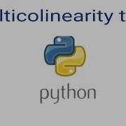 Statistical Test Multicolinearity Test In Python