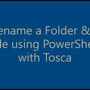 How To Rename A Folder A File Using PowerShell With Tricentis Tosca