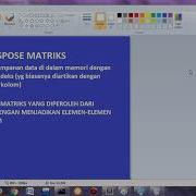Program Matriks Transpose Menggunakan Array 2D Dalam Bahasa C