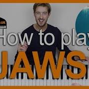 JAWS PIANO TUTORIAL SUPER EASY BEGINNERS LESSON