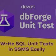 SQL Server Database Unit Testing With DbForge Unit Test