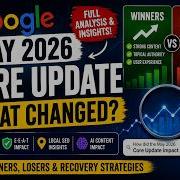 Google May 2026 Core Update Winners Losers What Changed