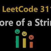Score Of A String Leetcode 3110 Python