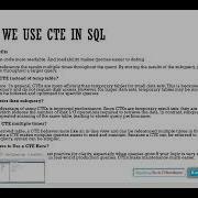 SQL Interview Questions Answers Part 1 What Is CTE Why We Use It KashyapTechITBrothers