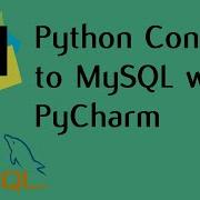 Python подключение к базе данных MySQL с помощью PyCharm