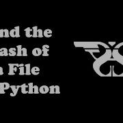 92 How To Find Hash Of A File In Python With Code Cryptography Hashlib Module And Hexdigest
