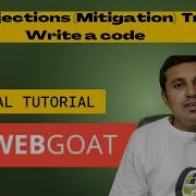 How To Mitigate Sql Injection Sql Injection Tutorial Webgoat Tutorial Cyber World Hindi