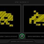 Space Invaders DX Arcade Vs SNES Side By Side Comparison