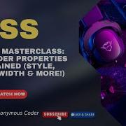Мастер класс по CSS границам объяснение всех свойств границ стиль цвет ширина и многое другое