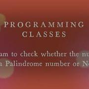 JAVA PROGRAMMING PALINDROME NUMBER CHECK ICSE BLUEJ