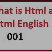 What Is Html And XHTML English Vlr Training