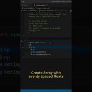 Create Evenly Spaced Array With Numpy Linspace Method Coding Programming Numpy