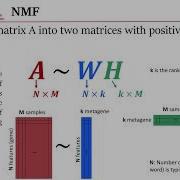 Data Analysis And Visualisation Review Non Negative Matrix Factorisation
