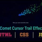 How To Create Cursor Trail Effect Using HTML CSS And JavaScript Tutorial Cursor CSS Effect