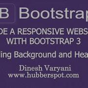 Code A Responsive Website With Bootstrap 3 2 Adding Background And Header
