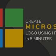 MICROSOFT LOGO USING HTML CSS JUST IN 5 MINUTES