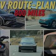 EV Built In Route Planner Road Trip Race Follow Exactly Where The Car Says To Charge