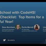 CodeHS Webinar AP CSA Checklist 2022