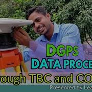 DGPS Data Processing With TBC Software And CORS Network PPK Data Processing